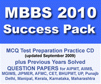 MBBS Entrance Exam Test Preparation CD and Previous Years Solved Question Papers
