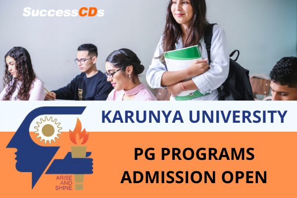 karunya university pg admission 2020
