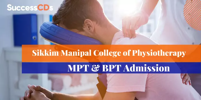 sikkim manipal university mpt and bpt admission