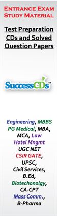 Educational Test preparation CDs and Solved Question papers