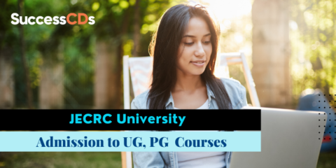 Jecrc University Admission Dates Courses Application Form