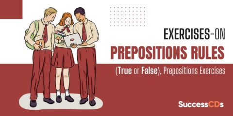 Exercises On Prepositions Rules True Or False Prepositions Exercises