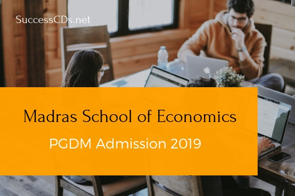 madras school of economics phd admission 2023