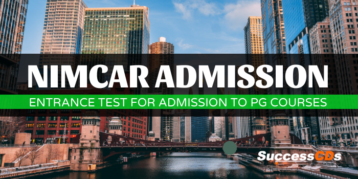 NICMAR Common Admission Test, (NCAT) 2021, Application form, Dates