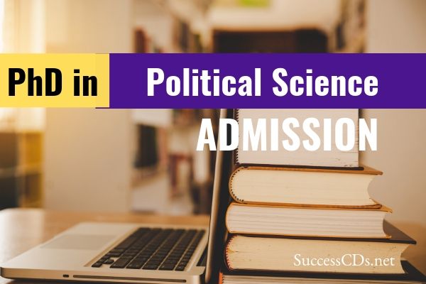 phd in political science admission 2022
