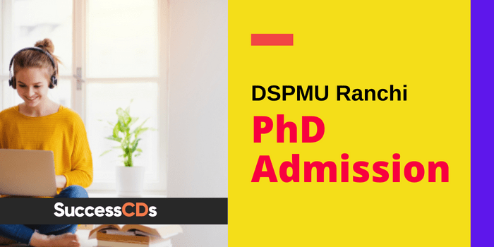 phd admission in ranchi university 2022