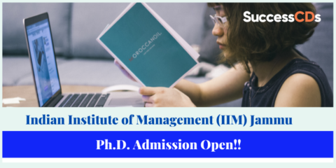 IIM Jammu PhD In Management Admission 2023 Application Form, Dates