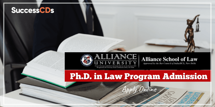 phd admission in law 2023