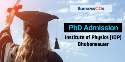 phd physics admission 2023 in india
