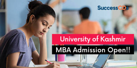 University Of Kashmir MBA Admission 2021 Application Form, Dates