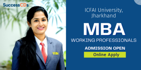 ICFAI University Jharkhand MBA (Working Professionals) Admission 2023