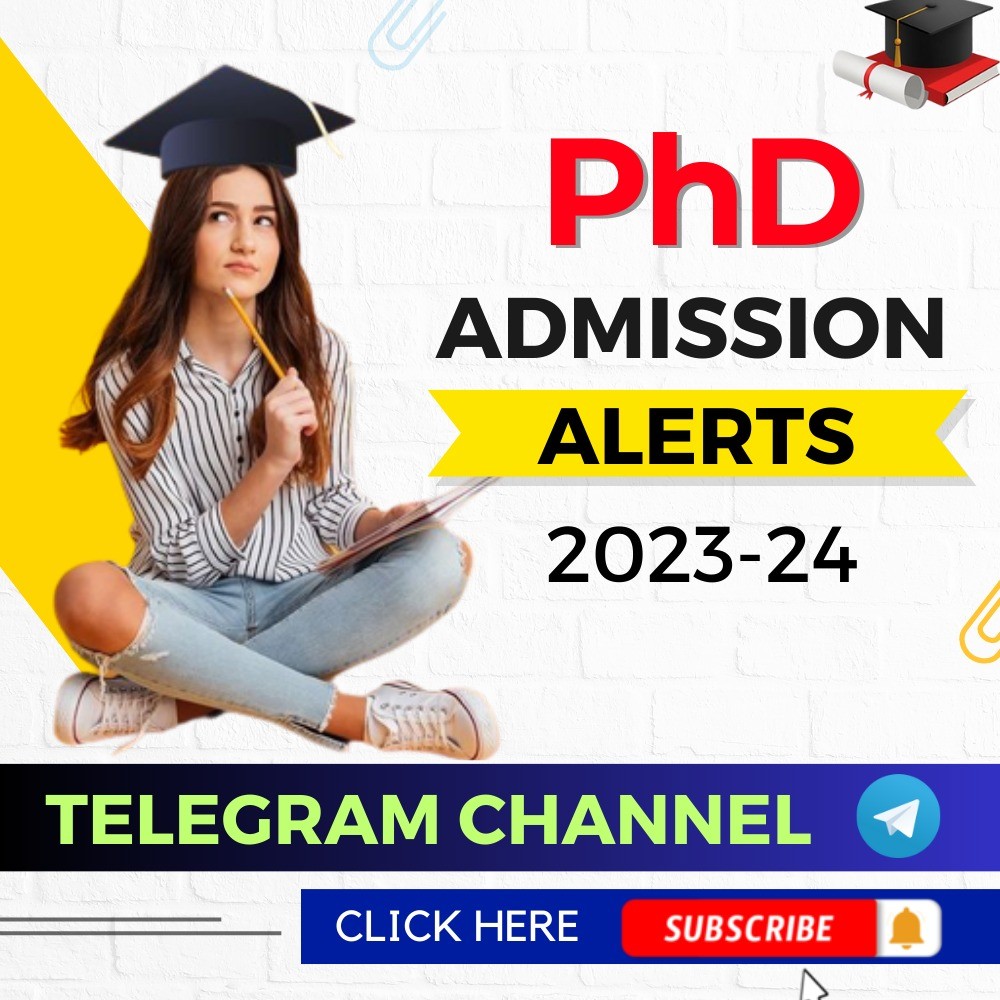 PhD Admission 2024 PhD Entrance Exam Notifications, Dates
