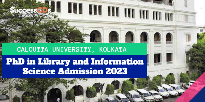 Calcutta University Kolkata PhD In Library And Information Science 