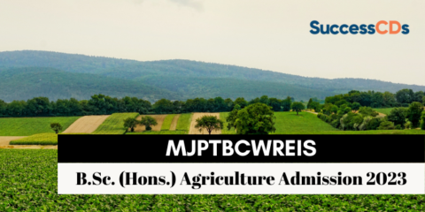 MJPTBCWREIS B.Sc. (Hons.) Agriculture Admission 2023 Notification