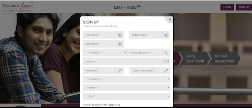 Online Registration for LSAT