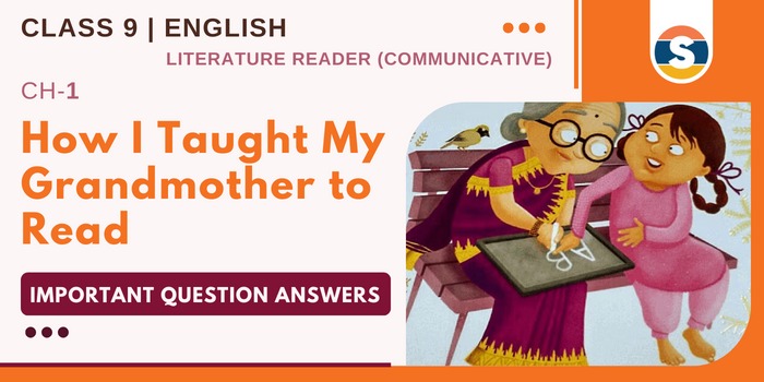 how i taught my grandmother to read Important question answers