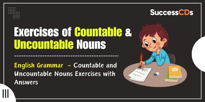 Exercises of Countable and Uncountable Nouns