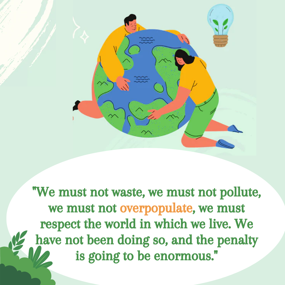 We must not waste, we must not pollute