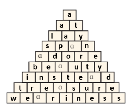word-pyramid