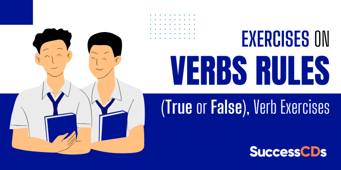 Exercises on Verbs Rules (True or False), Verb Exercises